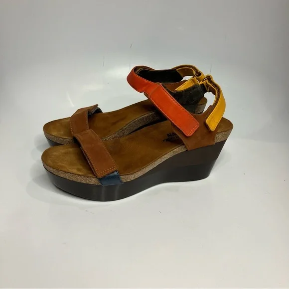 Naot Miracle wedge Sandals size 41 L10 - Picture 3 of 8